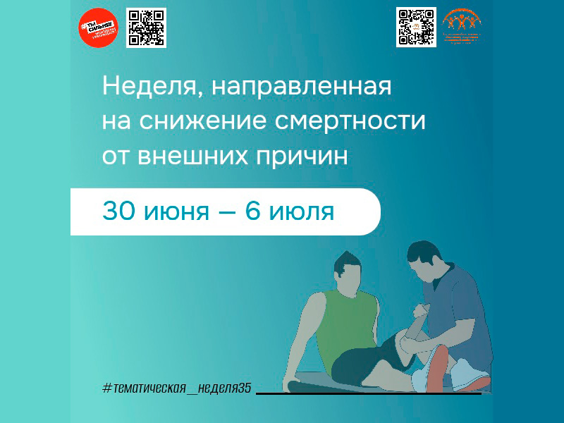 Неделя, направленная на снижение смертности от внешних причин.
