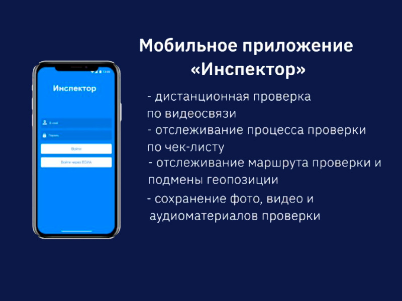 О возможностях мобильного приложения «Инспектор».